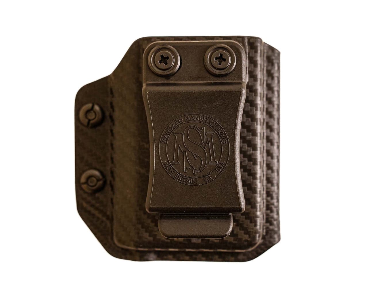 Right-handed carbon fiber belt holster for the Standard Manufacturing Switch Gun