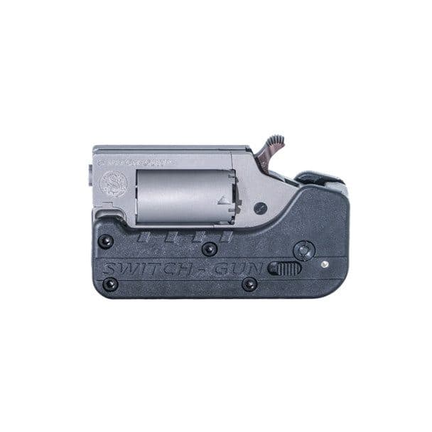Switch Gun .22 LR with a factory-installed pocket clip for convenient pocket carry.